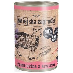 Wiejska Zagroda Wiejska Zagroda Karma mokra dla kota Jagnięcina z Krylem 400g