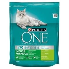 Purina One Indoor - Formula z indykiem i pszenicą 800g