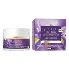 Eveline Gold & Retinol 60+ Przeciwzmarszczkowy Krem odżywczy na dzień i noc 50ml