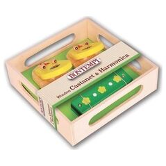 Bontempi BONTEMPI DREWNIANE KASTANIETY I HARMONIJKA