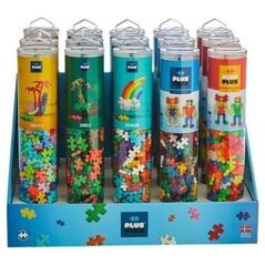 Plus Plus PLUS-PLUS DISPLAY TUBY MIX - 15 TUB