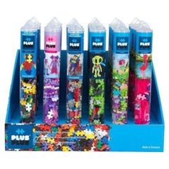 Plus Plus PLUS-PLUS DISPLAY TUBY MIX POSTACI - 24 TUBY