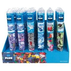 Plus Plus PLUS-PLUS DISPLAY TUBY ZWIERZ?TA WODNE - 24 TUBY