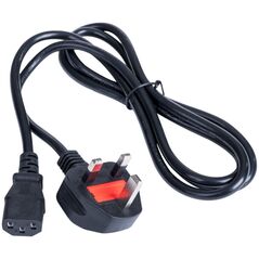 Kabel zasilający Akyga AKYGA Kabel zasilający AK-AG-01A brytyjski CCA BS 1363 Typ G / IEC C13 1.5 m UK