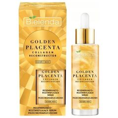 Bielenda Bielenda Golden Placenta Regenerująco Rozświetlające Serum przeciwzmarszczkowe na dzień i noc 30g