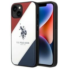 US POLO Etui US Polo do iPhone 14 Plus 6,7" biały/white Tricolor Embossed