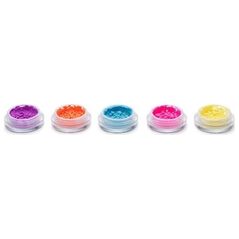 Makeup Revolution MAKEUP REVOLUTION_SET Creator Artist Loose Pigment Pots zestaw sypkich pudrów Purple, Coral, Blue, Pink, Yellow 5x0,8g