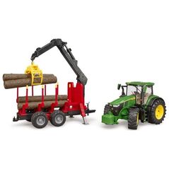 Bruder Bruder 03154 Traktor John Deere z przyczepą leśną