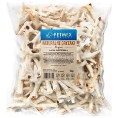 Petmex Gryzak dla psów PETMEX Łapa Kurza Biała 1000g