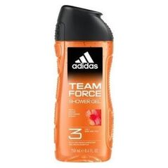 adidas Team Force żel pod prysznic 3 w 1 dla mężczyzn, 250 ml