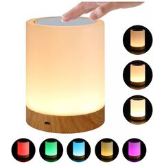 Lampa stołowa Techly Lampka Techly bezprzewodowa RGB dotykowa