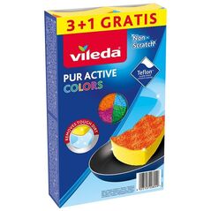 Vileda Zmywak Pur Active Colors 4 szt.
