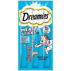 Dreamies Dreamies Meaty Sticks Łosoś 30g