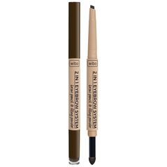 Wibo 2in1 Eyebrow System kredka i gąbka do brwi 3