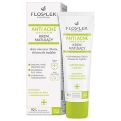 FLOS-LEK ANTI ACNE 24H SYSTEM Krem matujący do cery mieszanej, tłustej skłonnej do trądziku 50ml
