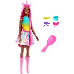 Lalka Barbie Mattel Jednorożec Lalka Długie włosy HRR01