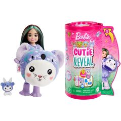 Lalka Barbie Mattel Cutie Reveal Chelsea Króliczek-Koala Seria Kostiumy Zwierzaczki HRK31