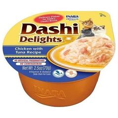 Inaba Foods Inaba DASHI uzupełniająca karma dla kota- bulion o smaku kurczaka i tuńczyka 70 g