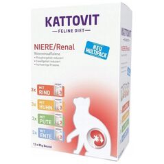 Kattovit KATTOVIT FELINE Zestaw na nerki 12x 85g dla kota