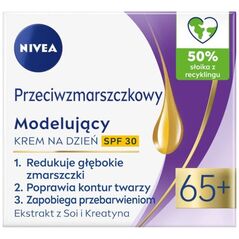 Nivea Przeciwzmarszczkowy + Modelujący krem na dzień SPF30 65+ 50ml