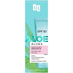 AA Aloes nawilżający krem do twarzy SPF50 40ml