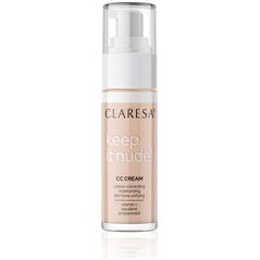 Claresa CLARESA_Keep In Nude CC Cream krem wyrównujący koloryt cery 102 Warm Medium 33g