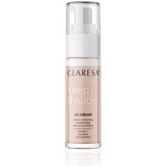 Claresa CLARESA_Keep In Nude CC Cream krem wyrównujący koloryt cery 103 Cool Medium 33g