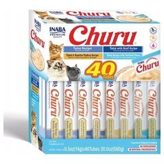 Inaba Foods INABA CAT CHURU VARIETIES tuńczyk - przysmak dla kota 40x14 g