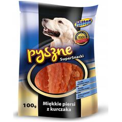 Hilton HILTON Przysmak miękkie piersi z kurczakadla psa - 100 g