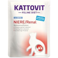 Kattovit KATTOVIT NIERE/RENAL Kaczka 85g dla kota