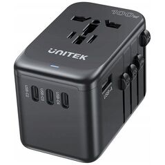 Unitek Ładowarka podróżna EU/US/UK/AUS PD 100 W