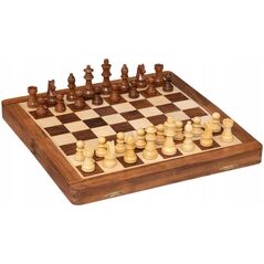 Atmosphera Szachy drewniane, 30,5 x 30,5 cm