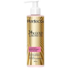 Perfecta Perfecta 24K Gold & Rose Oil luksusowy nawilżający krem do rąk 195ml
