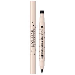 XXXX__Eveline Cosmetics (Eveline) Eveline Eyeliner & Stamp 2in1 eyeliner ze stemplem 02 Gwiazda