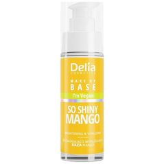 Delia Delia Vegan Make Up Base wegańska baza rozjaśniająco-witalizująca So Shiny Mango 30ml