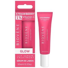 Biovene Biovene Strawberry Lip Serum Treatment rozświetlające serum do ust z 1% witaminy C 10ml