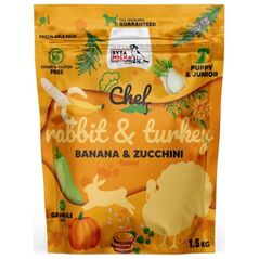 Syta Micha SYTA MICHA CHEF Królik z indykiem - JUNIOR karma sucha dla psa1,5kg