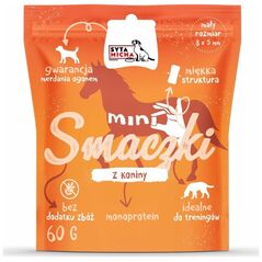 Syta Micha SYTA MICHA mini smaczki treningowe - konina 60g pies