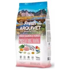 ARQUIVET ARQUIVET FRESH - półwilgotna karma dla psa - łosoś z indykiem - 10kg