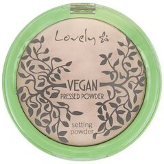 Lovely Vegan Pressed Powder transparentny puder matujący do twarzy 10g