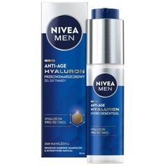 Nivea NIVEA Men Hyaluron przeciwzmarszczkowy żel do twarzy 50ml