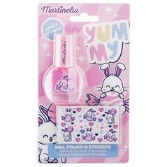 Martinelia Yummy zestaw lakier do paznokci + naklejki do paznokci