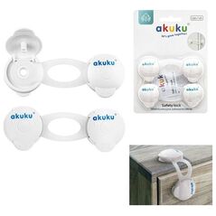 Akuku A0648 ZABEZPIECZENIA UNIW. DO SZAFEK/BIAŁE