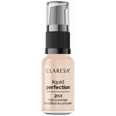 Claresa Claresa Liquid Perfection 2w1 102 Warm Medium 18g