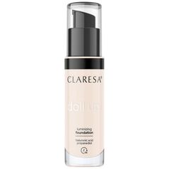 Claresa Claresa Doll Up! podkład rozświetlający do twarzy 02 Light 34g