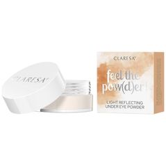 Claresa Claresa Feel The Pow(d)er! sypki puder pod oczy 02 Beige 6g