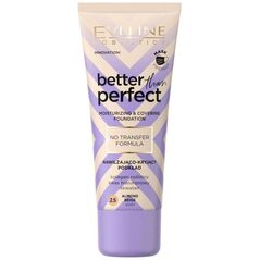 XXXX__Eveline Cosmetics (Eveline) Eveline nawilżająco-kryjący podkład 2.5 Almond Beige 30ml