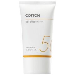 Missha Missha  All Around Safe Block Cotton Sun SPF50+PA++++ lekki krem ochronny z filtrem mineralnym 50ml