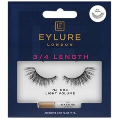 Eylure Eylure 3/4 Length Lashes sztuczne rzęsy z klejem efekt pogrubienia No. 004