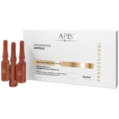 Apis Apis Depiq Pro System depigmentująca ampułka z -arbutyną 1% i kompleksem rozjaśniającym 2% 10x3ml